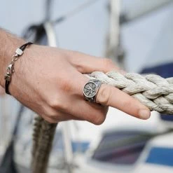 Lucleon Bague argentée Gravel Leon -BAGUES Soldes 011 copy scaled