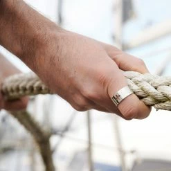 Lucleon Bague en acier argenté Gravel Leonid -BAGUES Soldes 018 copy scaled