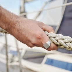 Lucleon Chevalière Leigh Gravel en acier argenté -BAGUES Soldes 019 copy scaled