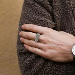 Lucleon Anneau en acier Vincent -BAGUES Soldes 02 12804 ring