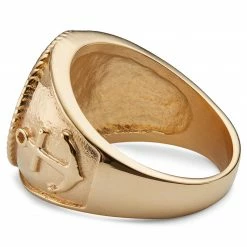 Lucleon Chevalière Leon Gravel en acier doré 8 Lucleon Chevalière Leon Gravel en acier doré -BAGUES Soldes 1 2 copy 65