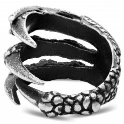 Moody Mason Bague "La Griffe de Dragon" noire & acier -BAGUES Soldes 1 3.f733fdac14dfa0a6e2fa24f1080017f2 8 scaled