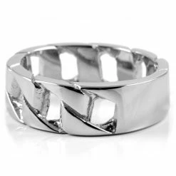 Fort Tempus Bague chaîne en acier pour homme -BAGUES Soldes 10 2 3 1 2 2 35