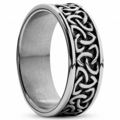 Lucleon Bague Evan Enzo argentée Trinity Knot