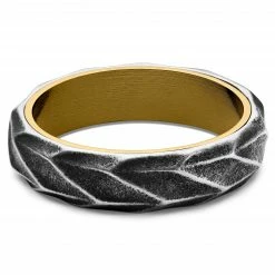 Lucleon Bague en acier doré & noir vintage Pearce Crux -BAGUES Soldes 14 244134f5f0858ff8c6ed28c0a57f419db 8 scaled