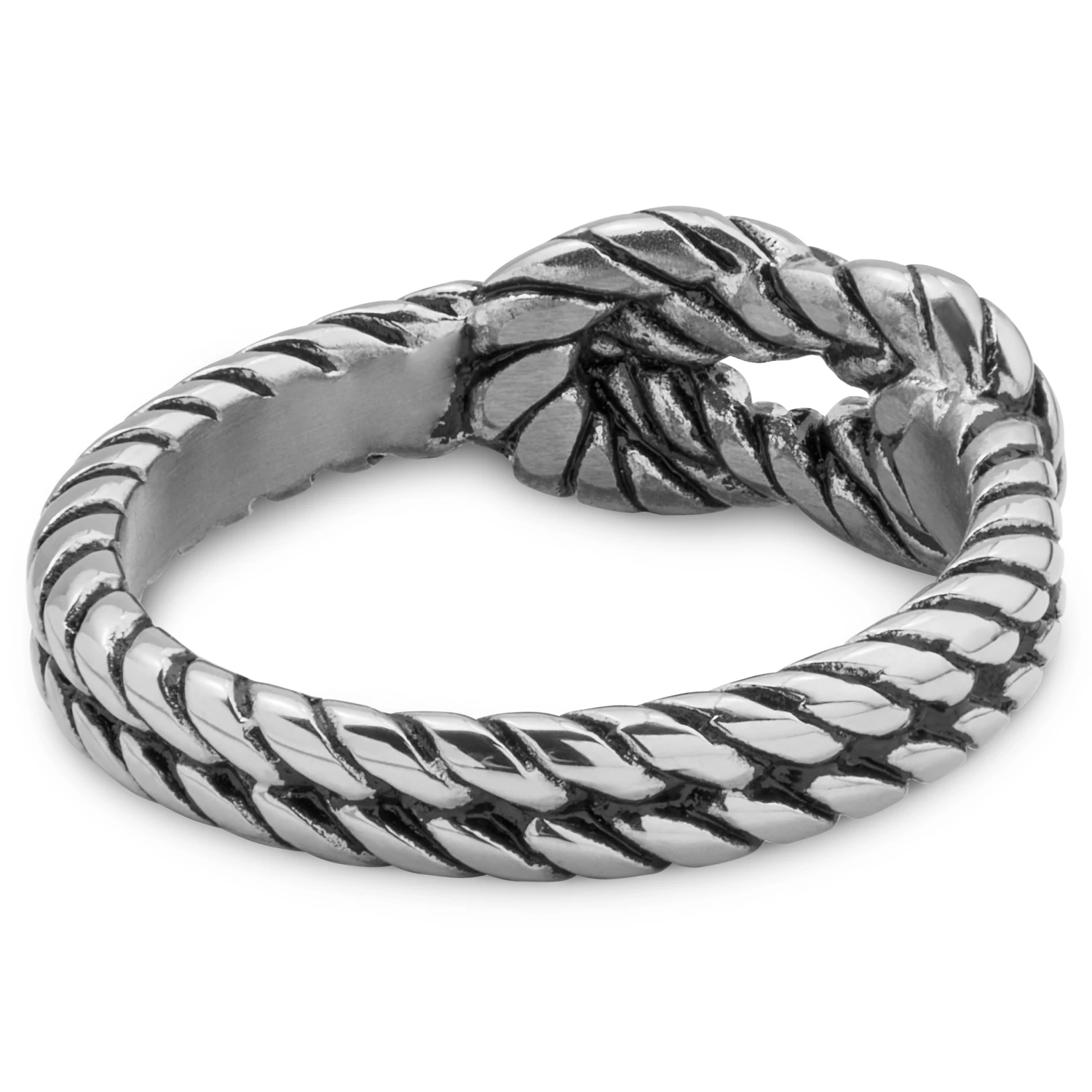 Lucleon Anneau Evan Ethon argenté à nœud d'Hercule 2 Lucleon Anneau Evan Ethon argenté à nœud d'Hercule – Image 2