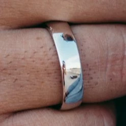 Northern Jewelry Anneau classique à profil étroit en argent 925s -BAGUES Soldes 18 classic slim silver 925s ring cropped