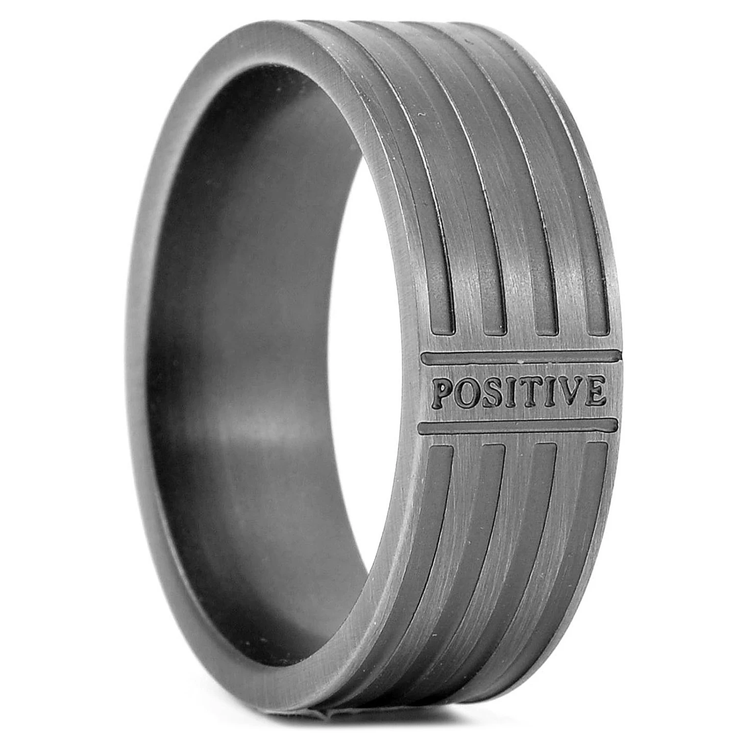 Lucleon Bague Positive en acier 1 Lucleon Bague Positive en acier