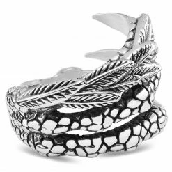 Moody Mason Bague "La Griffe de Dragon" argentée -BAGUES Soldes 2 2.0f4bb7bde95784deedda49ac244b2d32 8