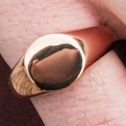 Lucleon Anneau Mason de couleur or rose -BAGUES Soldes 21 rosegold mason ring cropped