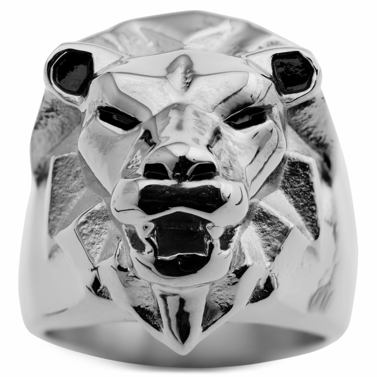 Moody Mason Bague argentée Le lion Makt 2 Moody Mason Bague argentée Le lion Makt – Image 2