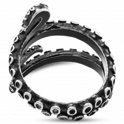 Moody Mason Bague noire et argent Le tentacule -BAGUES Soldes 3 2.66369f3c84dada774d17dfbeb4ee7760 8