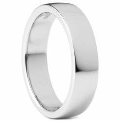 Northern Jewelry Anneau classique à profil étroit en argent 925s
