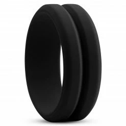 Lucleon Anneau en silicone noir