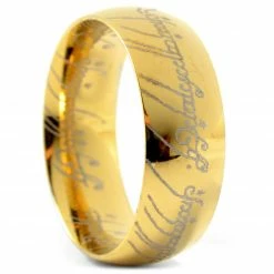 Fort Tempus Bague en acier couleur or Lords