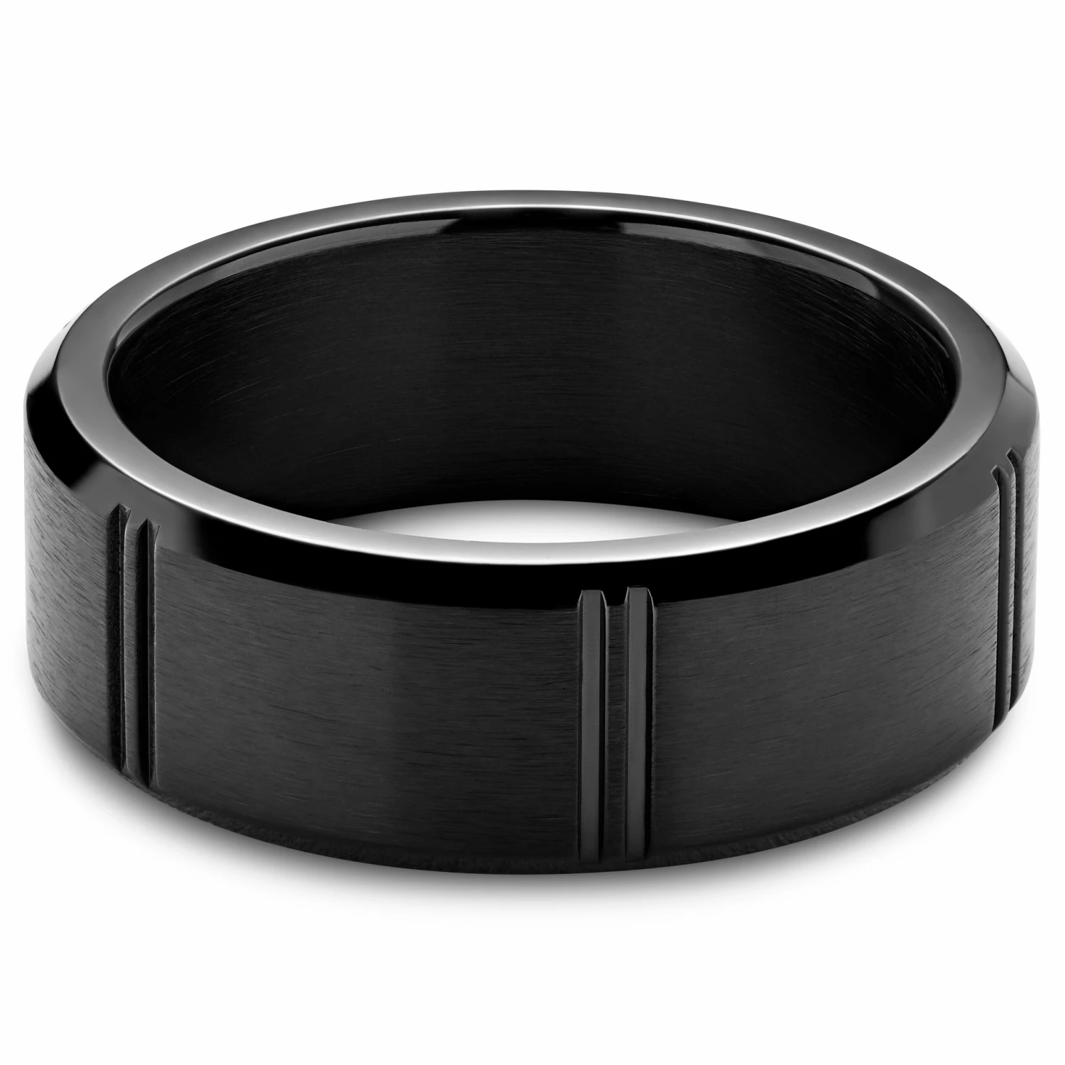 Lucleon Anneau Aesop Brock en titane noir 2 Lucleon Anneau Aesop Brock en titane noir – Image 2