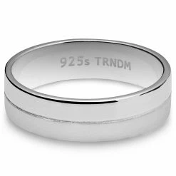 Sidegren Adrian | Anneau rainuré en argent 925 -BAGUES Soldes 6 2noviadr