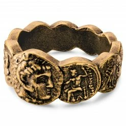 Lucleon Obelius | Bague en métal doré vintage - Les pièces de monnaie -BAGUES Soldes 7 3 585587abfad06db18c97e58317272613 8 scaled