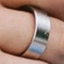 Lucleon Anneau en acier mat 10 Lucleon Anneau en acier mat -BAGUES Soldes 8571best