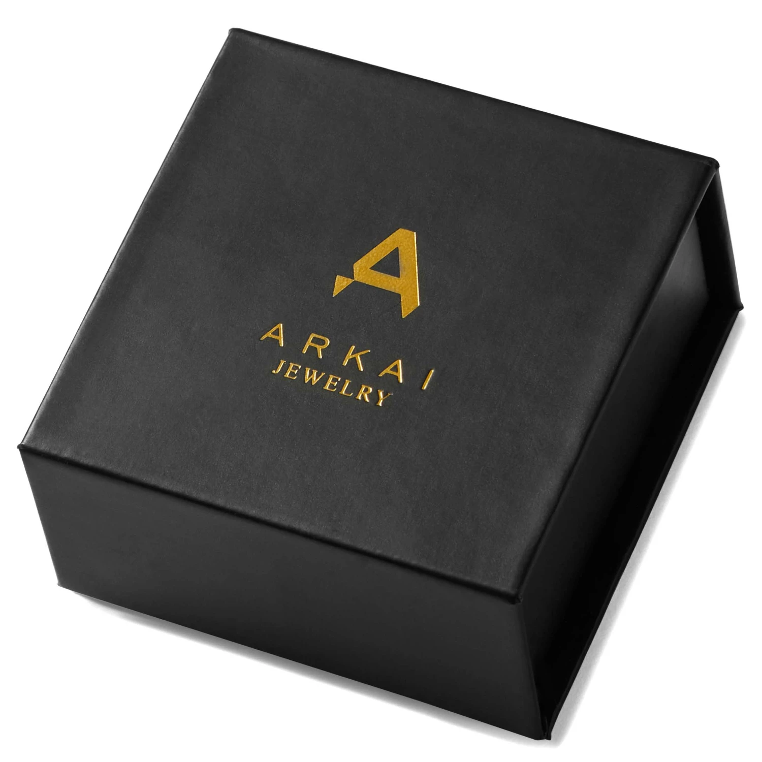 Arkai Orphic | Chevalière en acier inoxydable argenté avec zircone noire et motif volcanique 6 Arkai Orphic | Chevalière en acier inoxydable argenté avec zircone noire et motif volcanique – Image 6
