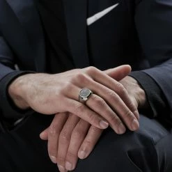 Lucleon Bague argentée Laif Makt 9 Lucleon Bague argentée Laif Makt -BAGUES Soldes envilkl scaled