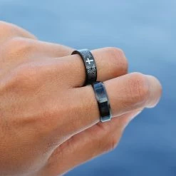 Fort Tempus Anneau en acier noir Vertigo -BAGUES Soldes img 3049 v2 1 scaled