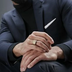 Lucleon Bague argentée et dorée Lonya Makt -BAGUES Soldes jwm megashoot rings 1 20698 scaled