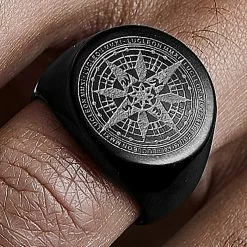 Lucleon Chevalière Ryker noire -BAGUES Soldes rsk eabf2020 12780 10302 21413 bmbm 1 scaled