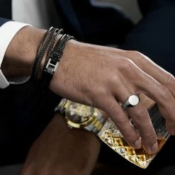 Lucleon Anneau en acier Mason -BAGUES Soldes rsk eabf2020 21413 10302 14455 2 h scaled