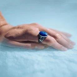 Waykins Atlantis | Chevalière Lapis Lazuli -BAGUES Soldes rst atlantis coll 26263 tobiass 1x1 1 scaled