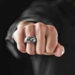 Fort Tempus Anneau zodiacal en acier - Poissons -BAGUES Soldes rst megashoot rings 2 11571 scaled