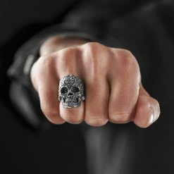 SteelCZ Bague acier Tête de mort 9 SteelCZ Bague acier Tête de mort -BAGUES Soldes rst megashoot rings 2 4403 scaled