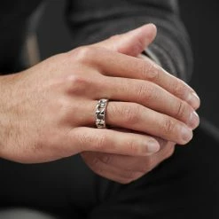 Fort Tempus Bague chaîne en acier pour homme -BAGUES Soldes rst megashoot rings 2 6554 scaled