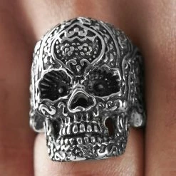 SteelCZ Bague acier Tête de mort 11 SteelCZ Bague acier Tête de mort -BAGUES Soldes rst megashoot rings 3 4403 scaled