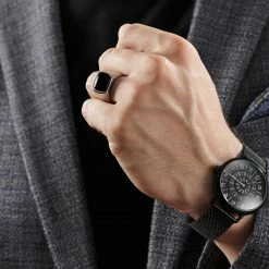 Lucleon Bague Len Gravel en acier argenté -BAGUES Soldes rst tys classic 2watchcover1 scaled