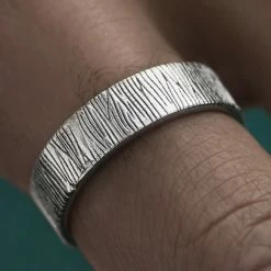 Sidegren Anneau Adrian en argent sterling 925 texturé -BAGUES Soldes ste asrd drop bj rnvalentin 24921 14 1x1bm scaled