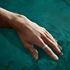 Sidegren Anneau Adrian en argent sterling 925 texturé -BAGUES Soldes ste asrd drop bj rnvalentin 24921 15 1x1 1 scaled