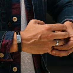 Fort Tempus Anneau en titane argenté traditionnel -BAGUES Soldes untitled 1329 sq 1 scaled